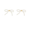 Pearl Bow Earrings