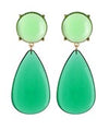Teardrop & Round Acrylic Drop Earrings