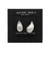 Puffy Teardrop Gold Dipped Earrings