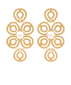 Pearl Accent Filigree Earrings