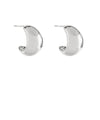 Puffy Teardrop Hoops