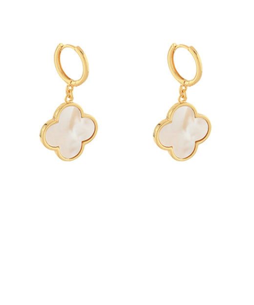 MOP Clover Dangling Hoops
