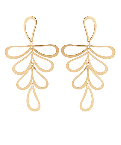 Filigree Leaf Earrings