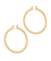 Textured Gold Hoops