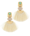 Fan & Dome Shape Earrings
