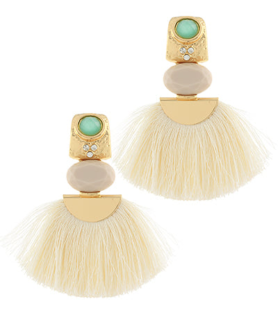 Fan & Dome Shape Earrings