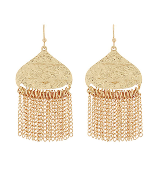 Teardrop Tassel Earrings