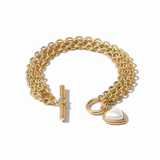 Julie Vos, Heart Link Pearl Bracelet