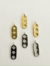 Three Gold Star Charm