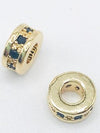 Black Gem Bead Charm