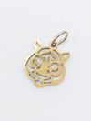 Tiger Head Cutout Charm