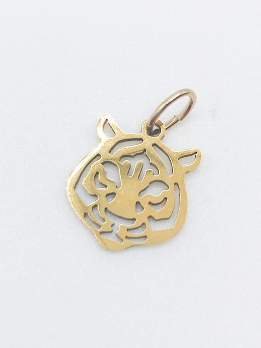 Tiger Head Cutout Charm