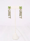 Lucky CZ Drop Earring