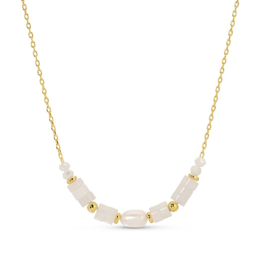 Beaded Pearl Necklace