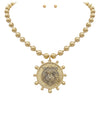 Tiger Coin Necklace