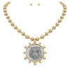 Tiger Coin Necklace