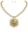 Tiger Coin Necklace