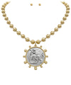 Tiger Coin Necklace