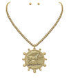 Horse Coin Necklace