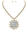 Horse Coin Necklace