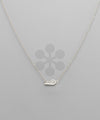 Paved CZ State Map Necklace