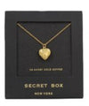 Designed Heart Locket Necklace