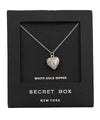 Designed Heart Locket Necklace