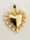 Dotted Pearl Heart