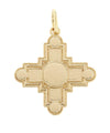 Byzantine Cross Metal Charm
