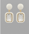 Square Thread Wrapping Earrings