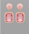 Square Thread Wrapping Earrings