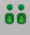 Square Thread Wrapping Earrings