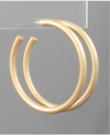 75mm Gold Hoops