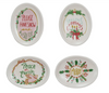 Stoneware Trinket Dish w/ Holiday Saying