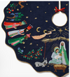 Nativity Embroidered Tree Skirt