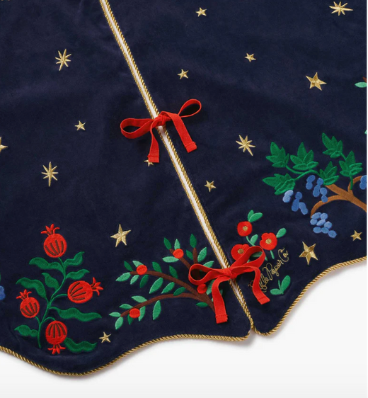 Nativity Embroidered Tree Skirt