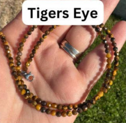 3mm Faceted Gemstone Necklace