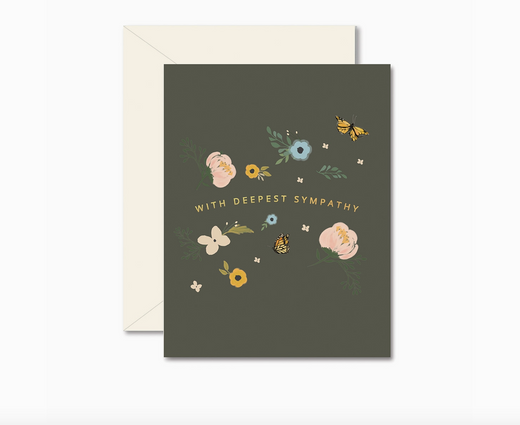 With Deepest Sympathy Greeting Card