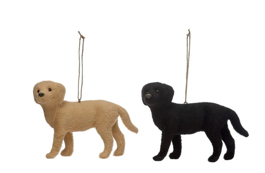 Faux Fur Lab Ornament