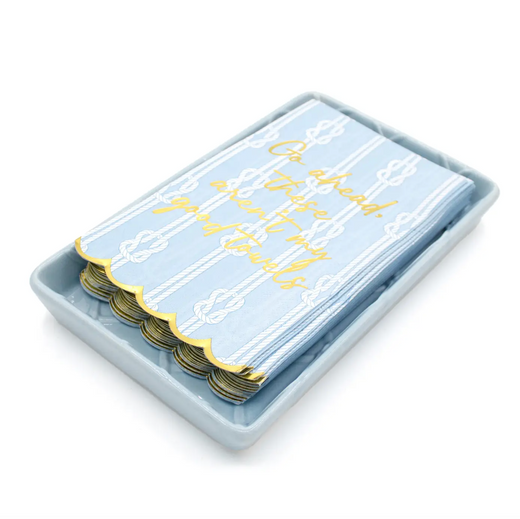 Textured Guest Towel Tray