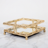 Gold Bamboo COcktail Napkin Tray