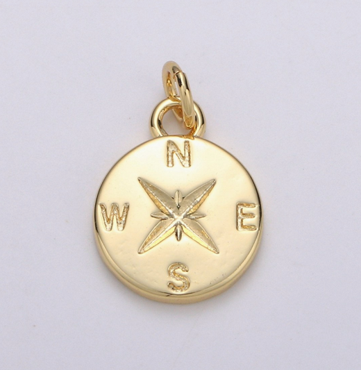 Dainty Gold Compass