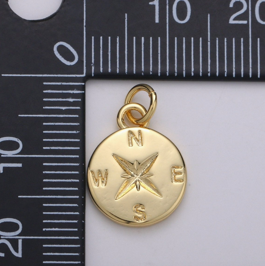 Dainty Gold Compass