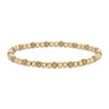 4mm Bead & Crystal Stretch Bracelets