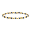 4mm Bead & Crystal Stretch Bracelets