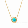 Julie Vos, Wave Stone Delicate Necklace- Turquoise