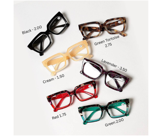 Bold Square Reading Glasses