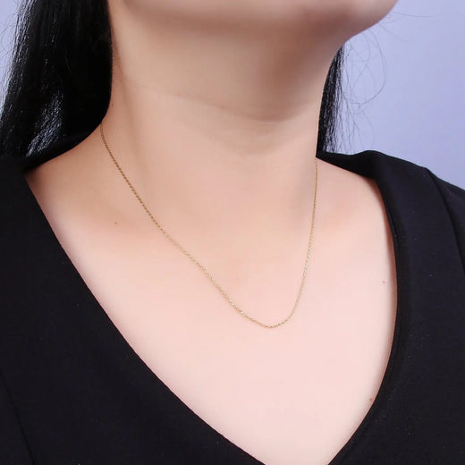 Necklace - 14K GF Cable - 18'