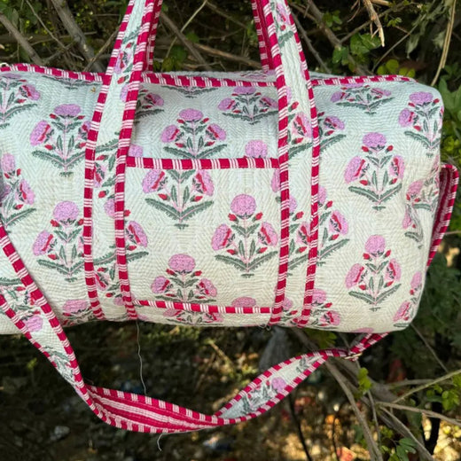 Block Print Duffle