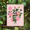 Eternally Fierce Greeting Card - Gold Foil